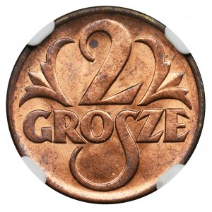 2 grosze 1938 - NGC MS65 RD