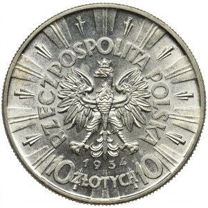 Pilsudski, 10 zloty 1934 - rare