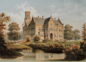 Friedrich  HITZIG (1811-1881), Zamek w stylu neogotyckim, ok. 1850