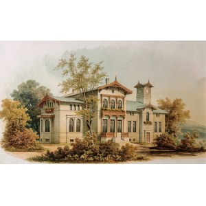 Friedrich HITZIG (1811-1881), Italian-style villa, ca. 1850