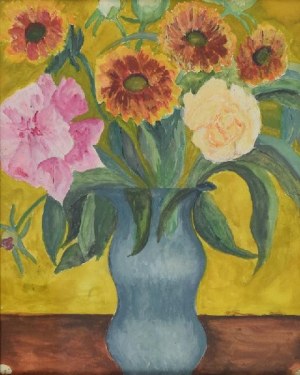 Leonard PĘKALSKI (1896-1944), Kwiaty w wazonie, 1937