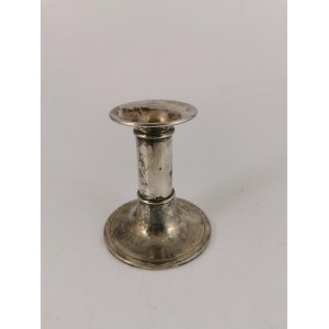 Candle holder on a round foot