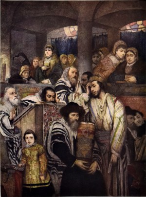 Maurycy Gottlieb (1856-1879), Modlący się Żydzi