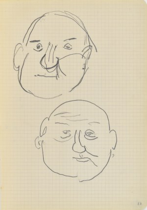 Jerzy Panek (1918-2001), Szkic dwóch twarzy