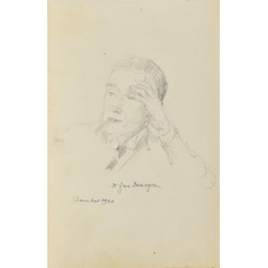 Józef Pieniążek (1888-1953), Portret mężczyzny, 1920