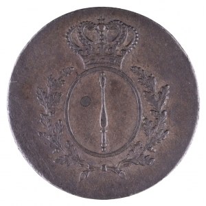 Niemcy, Prusy, Fryderyk Wilhelm III, 1797 - 1840, 1 pfennig 1810, Berlin.