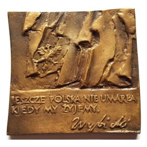 MEDAL JÓZEF WYBICKI 1977 JESZCZE POLSKA NIE UMARŁA KIEDY MY ŻYJEMY