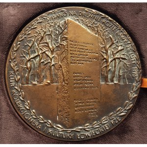 WOJCIESZEK MEDAL NOBILITUJE ŁOWIECTWO POLSKIE KAZIMIERZ FLEGER 1907-1991