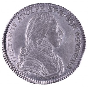 Szwecja, Gustaw IV Adolf 1792-1809, 1/6 riksdaler 1808 r. Sztokholm
