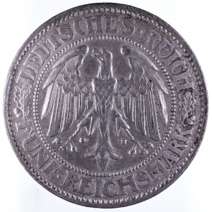 Niemcy, Republika Weimarska 1918-1933, 5 marek 1928 A, Berlin, Dąb