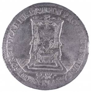 Polska, August III Sas 1733-1763, dwugrosz wikariacki 1741, Drezno.