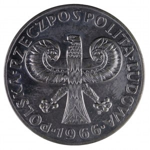 PRL, 10 złotych 1966, MAŁA KOLUMNA.