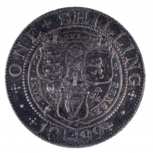 Wielka Brytania, Wiktoria 1837-1901, shilling 1899.