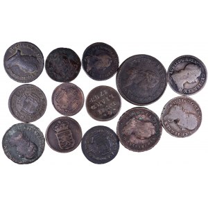 Austria, Luksemburg, zestaw 13 monet.