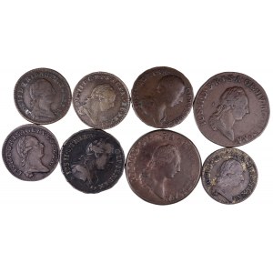 Austria, Józef II 1765 - 1790, zestaw 8 monet.
