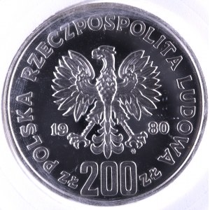PRL 1944-1989, 200 złotych 1980, Kazimierz I Odnowiciel