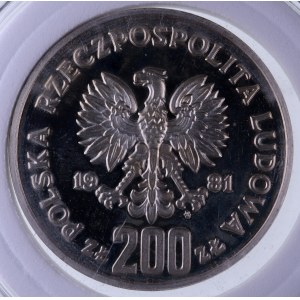 PRL 1944-1989, 200 złotych 1981, Bolesław II Śmiały