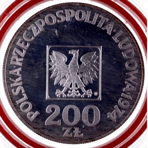 PRL 1944-1989, 200 złotych 1974, XXX LAT PRL