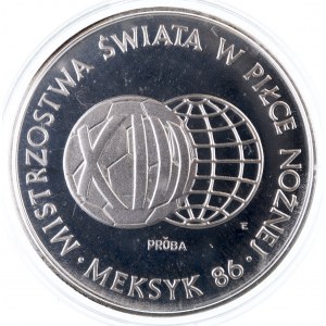 PRL 1944-1989, 1000 złotych 1986, Meksyk 86, próba.