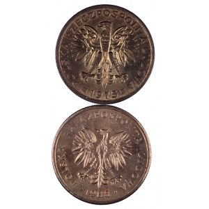 PRL 1944-1989, zestaw 2 monet 2 złotowych 1975,1988