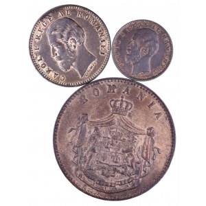 Rumunia, zestaw 3 monet.