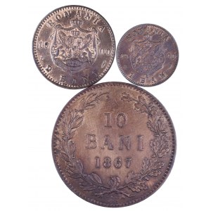 Rumunia, zestaw 3 monet.