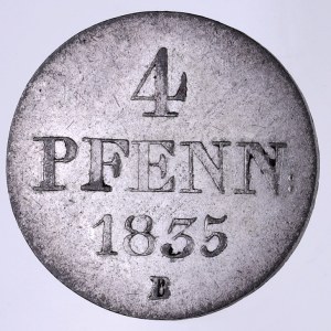 Niemcy, Hanower, 4 pfenninge 1835.