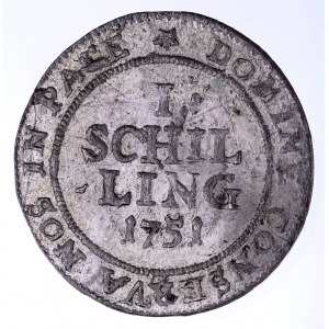 Szwajcaria, Zurich, schilling 1751.