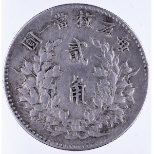 Chiny, Republika, 20 centów 1916