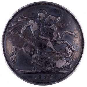 Wielka Brytania, Wiktoria 1837-1901, korona 1887.