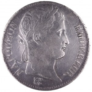 Francja, Napoleon I 1804 - 1814, 5 franków 1813 I, Limoges.