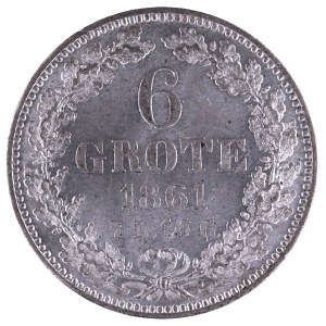 Niemcy, Brema, 6 grote 1861.
