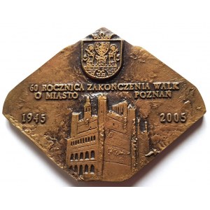 STASIŃSKI Medal 60 rocznica zakończenia walk o miasto Poznań 1945-2005 FORT WINIARY