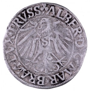 Prusy Książęce, Albert Hohenzollern 1525-1568, grosz 1544, Królewiec