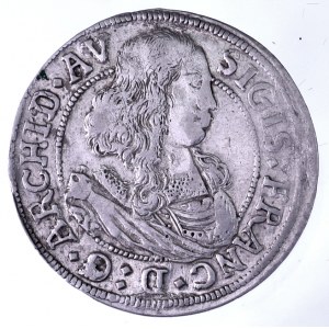 Austria, Zygmunt Franciszek 1663 - 1665, 3 krajcary 1664, Hall.