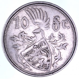 Luksemburg, Charlotte 1919-1964, 10 franków 1929