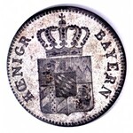 Niemcy, Bawaria, 1 krajcar 1856, NGC MS65