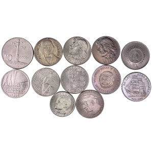 PRL 1944-1989, zestaw 12 monet obiegowych