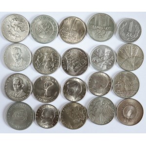 PRL 1944-1989, zestaw 20 monet obiegowych