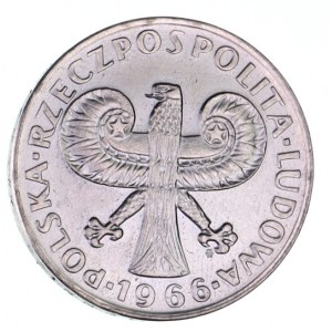 PRL 1944-1989, 10 złotych 1966 mała kolumna Zygmunta