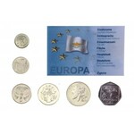 Zestaw zestawów monet obiegowych (Rosja, Cypr, Litwa, USA)