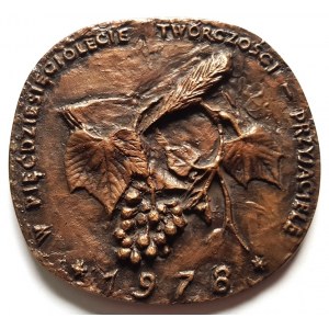 MEDAL ROMAN BRANDSTAETTER 50-LECIE TWÓRCZOŚCI - PRZYJACIELE 1978