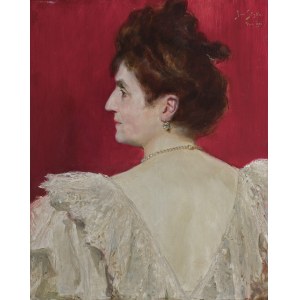 Styka Jan, PORTRET GUSTAWY MARCZEWSKIEJ, 1901