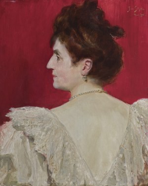 Styka Jan, PORTRET GUSTAWY MARCZEWSKIEJ, 1901