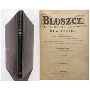 BLUSZCZ PISMO DLA PAŃ ROK 1894 MODA