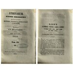ATHENAEUM WILNO 1851 r. tom III