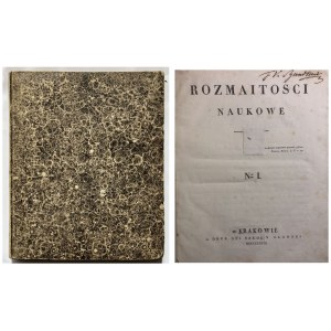 ROZMAITOŚCI NAUKOWE 1828 nr 1