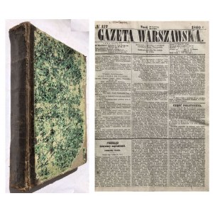 GAZETA WARSZAWSKA ROK 1860