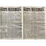 GAZETA WARSZAWSKA ROK 1860