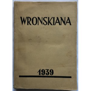 WRONSKIANA 1939 ROCZNIK FILOZOF.-MAT.